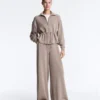 Pantalones de pierna ancha a rayas con modal Soft Touch