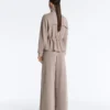 Pantalones de pierna ancha a rayas con modal Soft Touch