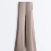 Pantalones de pierna ancha a rayas con modal Soft Touch
