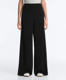 Pantalones de pierna ancha con modal Soft Touch y dobladillo calado