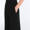 Pantalones de pierna ancha con modal Soft Touch y dobladillo calado Pantalones de pierna ancha con modal Soft Touch y dobladillo calado