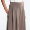 Pantalones de pierna ancha de modal Soft Touch con cintura tipo corsé Pantalones de pierna ancha de modal Soft Touch con cintura tipo corsé