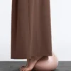 Pantalones de pierna ancha Light Touch con pinzas