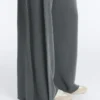 Pantalones de pierna ancha Soft Touch con pliegues laterales y modal Pantalones de pierna ancha Soft Touch con pliegues laterales y modal