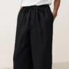 Pantalones de pierna recta 100 % lino Pantalones de pierna recta 100 % lino