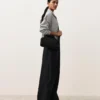 Pantalones de pierna recta 100 % lino Pantalones de pierna recta 100 % lino