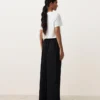 Pantalones de pierna recta 100 % lino Pantalones de pierna recta 100 % lino