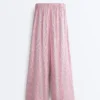 Pantalones de pierna recta a rayas Pantalones de pierna recta a rayas