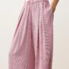 Pantalones de pierna recta a rayas Pantalones de pierna recta a rayas