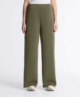 Pantalones de pierna recta a rayas con modal Soft Touch