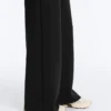Pantalones de pierna recta a rayas con modal Soft Touch