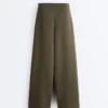 Pantalones de pierna recta a rayas con modal Soft Touch