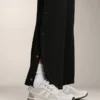 Pantalones de pierna recta con botones y ribete de modal Soft Touch
