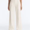 Pantalones de pierna recta con modal Soft Touch y ribetes Pantalones de pierna recta con modal Soft Touch y ribetes