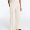 Pantalones de pierna recta con modal Soft Touch y ribetes Pantalones de pierna recta con modal Soft Touch y ribetes