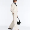 Pantalones de pierna recta con modal Soft Touch y ribetes Pantalones de pierna recta con modal Soft Touch y ribetes