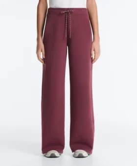 Pantalones de pierna recta de mezcla de algodón