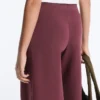 Pantalones de pierna recta de mezcla de algodón Pantalones de pierna recta de mezcla de algodón