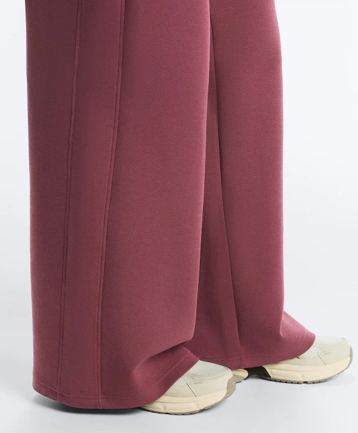 Pantalones de pierna recta de mezcla de algodón Pantalones de pierna recta de mezcla de algodón
