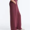 Pantalones de pierna recta de mezcla de algodón Pantalones de pierna recta de mezcla de algodón