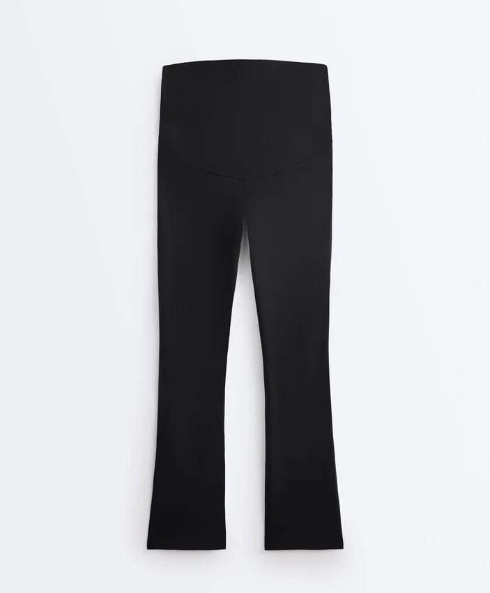 Pantalones de premamá Comfortlux de 80 cm con corte acampanado Pantalones de premamá Comfortlux de 80 cm con corte acampanado