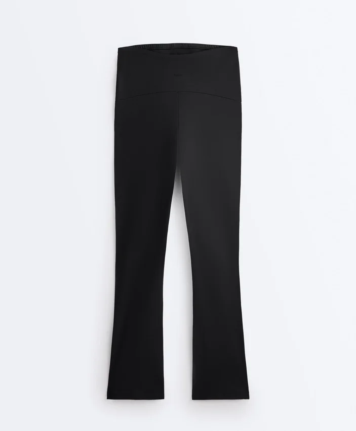 Pantalones de premamá Comfortlux de 80 cm con corte acampanado Pantalones de premamá Comfortlux de 80 cm con corte acampanado