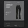 Pantalones de premamá Comfortlux de 80 cm con corte acampanado Pantalones de premamá Comfortlux de 80 cm con corte acampanado