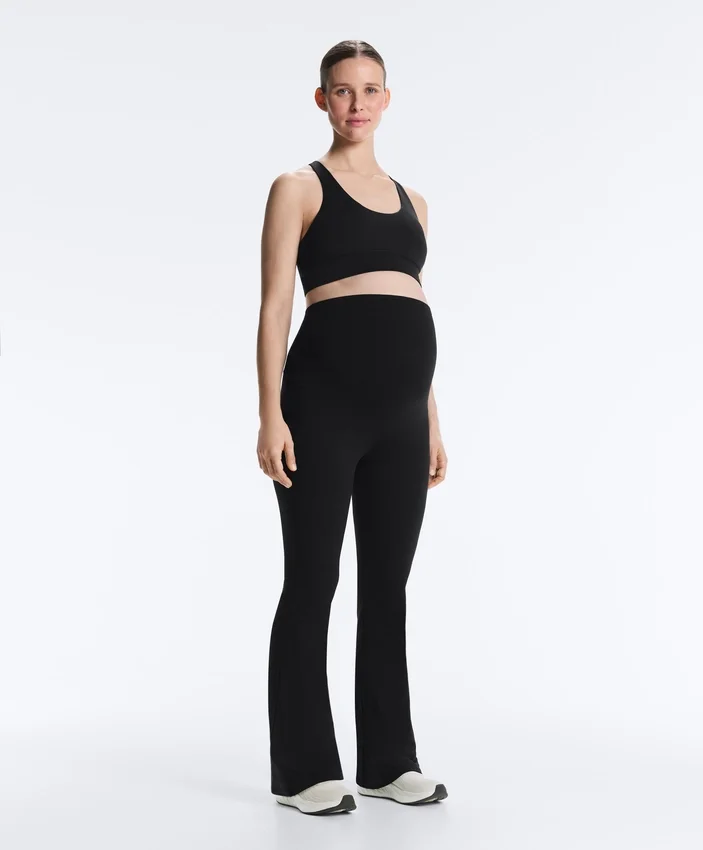 Pantalones de premamá Comfortlux de 80 cm con corte acampanado Pantalones de premamá Comfortlux de 80 cm con corte acampanado