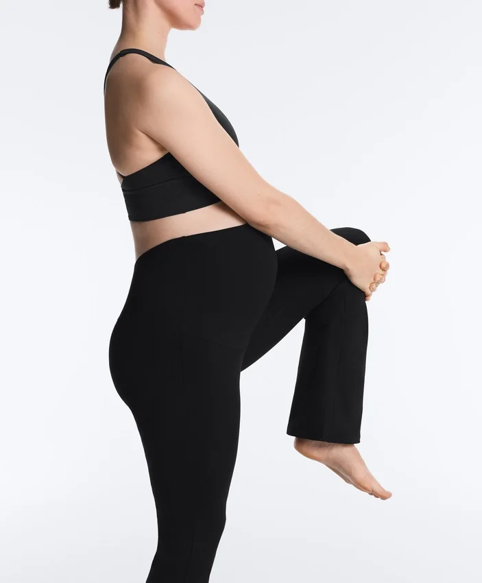 Pantalones de premamá Comfortlux de 80 cm con corte acampanado Pantalones de premamá Comfortlux de 80 cm con corte acampanado