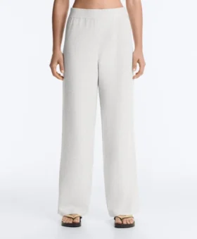 Pantalones de punto de corte recto