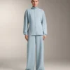 Pantalones de rayas asimétricas con modal Pantalones de rayas asimétricas con modal