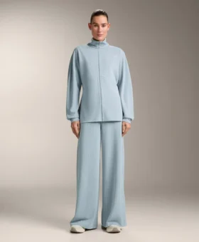 Pantalones de rayas asimétricas con modal