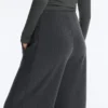 Pantalones de rayas asimétricas con modal Pantalones de rayas asimétricas con modal