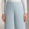 Pantalones de rayas asimétricas con modal Pantalones de rayas asimétricas con modal