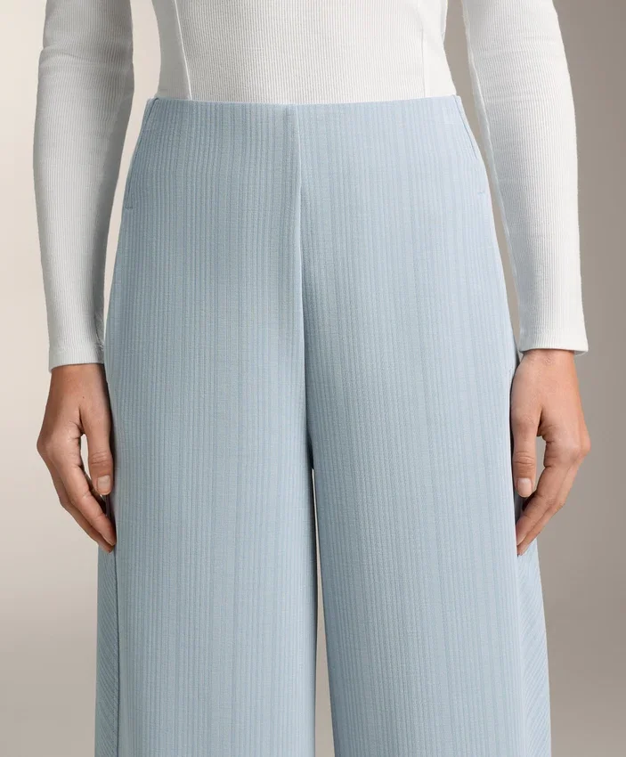 Pantalones de rayas asimétricas con modal Pantalones de rayas asimétricas con modal
