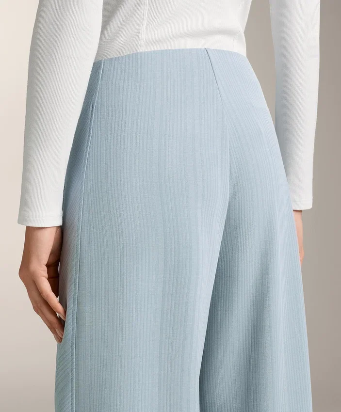 Pantalones de rayas asimétricas con modal Pantalones de rayas asimétricas con modal