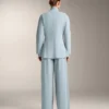Pantalones de rayas asimétricas con modal Pantalones de rayas asimétricas con modal