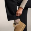 Pantalones de talle alto, cálidos y de pierna recta