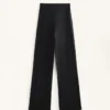 Pantalones de talle alto, cálidos y de pierna recta