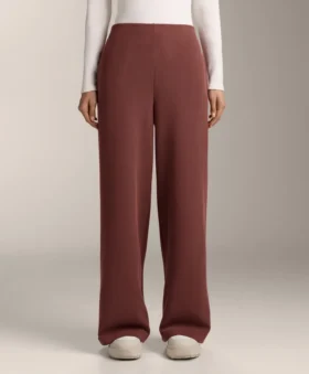 Pantalones de talle alto con ribete y modal Soft Touch
