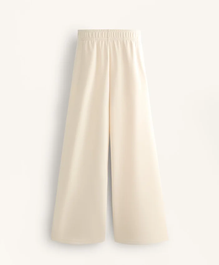 Pantalones rectos con ribete lateral y modal Soft Touch Pantalones rectos con ribete lateral y modal Soft Touch