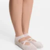 Paquete de 2 pares de calcetines de mezcla de algodón para yoga y pilates con tiras cruzadas Paquete de 2 pares de calcetines de mezcla de algodón para yoga y pilates con tiras cruzadas