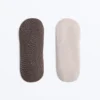 Paquete de 2 pares de calcetines de mezcla de algodón para yoga y pilates con tiras cruzadas Paquete de 2 pares de calcetines de mezcla de algodón para yoga y pilates con tiras cruzadas