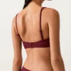 Partes de arriba de bikini halter de jacquard de cuadros mini Partes de arriba de bikini halter de jacquard de cuadros mini