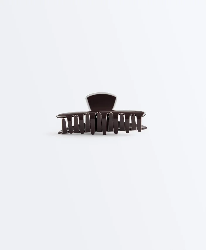 Pinza grande para el pelo con ribete Pinza grande para el pelo con ribete