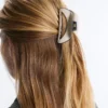 Pinza grande para el pelo con ribete