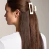 Pinza para el pelo cuadrada mediana Pinza para el pelo cuadrada mediana
