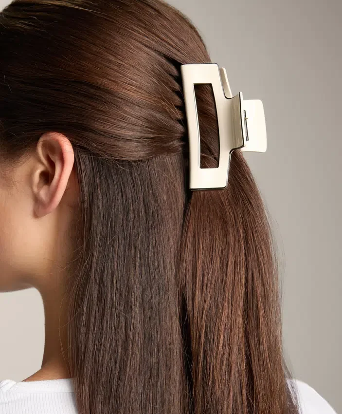 Pinza para el pelo cuadrada mediana Pinza para el pelo cuadrada mediana