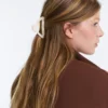Pinza para el pelo grande metalizada Pinza para el pelo grande metalizada