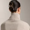 Pinza para el pelo grande metalizada Pinza para el pelo grande metalizada